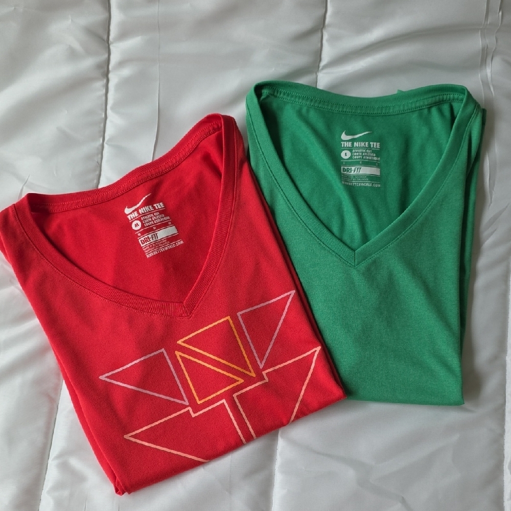 2 Nike Dri Fit Short Sleeve Tees